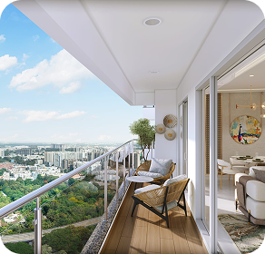 Mahindra Blossom Balcony View